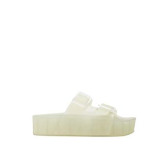 Balenciaga Sliders, female, White, Size: 9 US Mallorca Platform Sandals