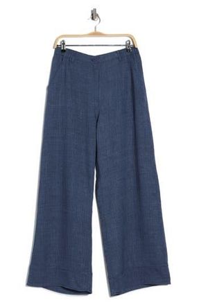 Max Studio Easy Wide Leg Pants in Heather Indigo at Nordstrom Rack, Size X-Small