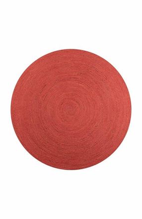 Jonathan Y Designs Zara Braided Coastal Cottage Round Jute Round Area Rug in Red at Nordstrom, Size 4Ft 0In X 4Ft 0In