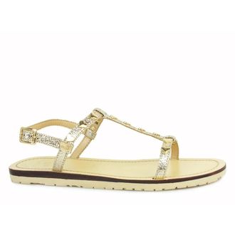 Love Moschino Flat Sandals - female - Love Moschino - Flat Sandals - Yellow - 2 UK - Shoes