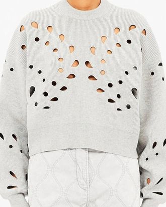 Ulla Johnson Vanessa Pullover In Melange Grey