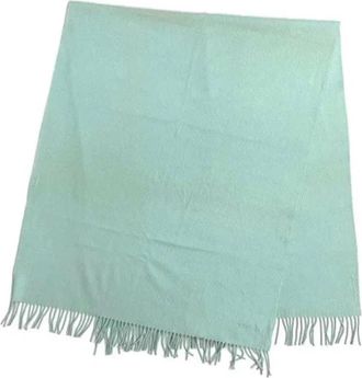 Herm&egrave;s Pre-owned Fabric scarves - Dames - Vintage Accessoires - Blauw - ONE Size - Vintage