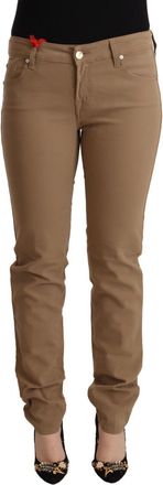 Jacob Cohen Cotton Stretch Mid Waist Skinny Womens Pants