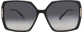 Tom Ford Joanna Smoke Gradient Butterfly Ladies Sunglasses FT1039 01B 59