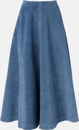 Altuzarra Gonna midi Varda in cotone