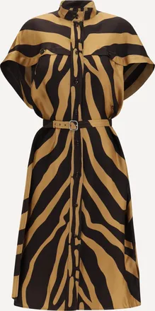 Ferragamo Abito chemisier in twill Woman 42