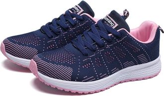 Generic Gym Shoes Women Wide - Mesh Shoes Women Casual Sneakers Lightweight Lace Up Shoes Comfort Walking Shoes Leisure Sports Running Walking Gym Trainers Co
