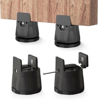 OEM Elevador De Muebles Ajustable De 4 Piezas (6-8 Cm) Con Abrazadera De Tornillo, Carga Pesada, Adecuado Para Patas De Muebles De 0,1-5 Cm De Ancho