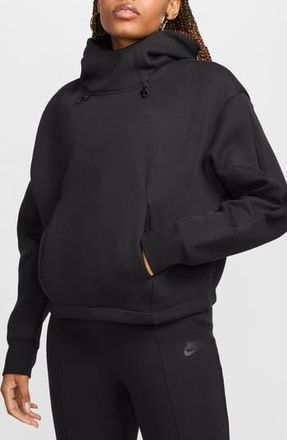 Nike Sportswear Oversize Tech Fleece Hoodie in Black/Black at Nordstrom Rack, Size X-Small