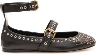 Isabel Marant Ylza Ballerinas - Dames - Ballerinas - Zwart - 38 EU - Leer - Schoenen