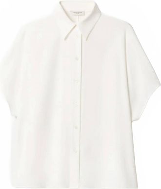 Lafayette 148 New York Dolman Oversized Blouse In Cloud