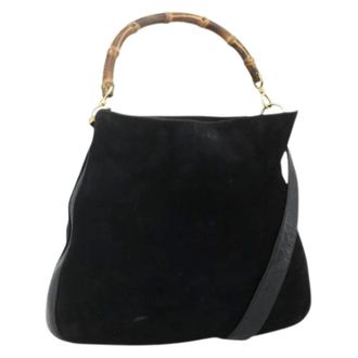 Gucci Pre-owned Handbags, female, Black, Size: ONE SIZE Pre-owned Vintage Hand Bag