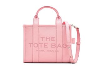 Marc Jacobs The Leather Small Tote Bag Tote Handbags Ribbon Pink