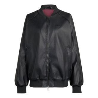 adidas (WMNS) adidas Prezer SST Oversized Track Top Asia Sizing Black KQ6435