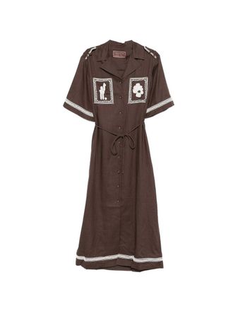 Alemais Leandra Corded Relaxed Shirtdress
