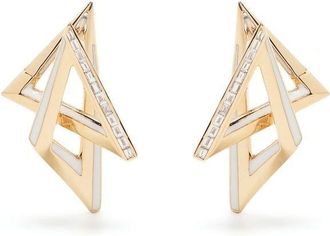 Stephen Webster 18kt yellow gold Vertigo Acute diamond earrings - women - Diamond/18kt Yellow Gold - One Size