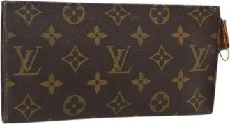 Louis Vuitton Pre-owned Clutches, female, Brown, Size: ONE SIZE Pre-owned Accessory Pouch