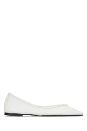Jacquemus White Slip On Ballet Flats