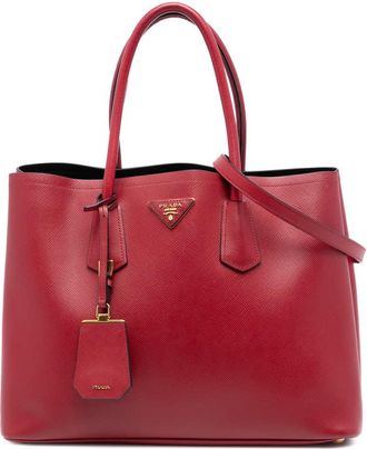 Prada Pre-owned Prada Medium Saffiano Cuir Double Satchel 7O3DIBBD5U2FGJVZ