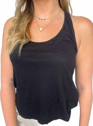 La Made New Boyfriend Tank In Black