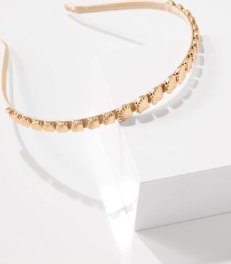 Talbots Seashell Headband - Gold - 001 Talbots