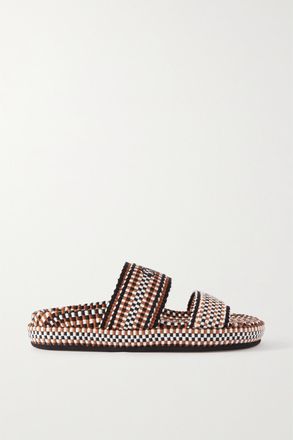 Chloé Slide In Cotone Intrecciato Rori - Rosso