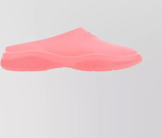Prada round toe rubber slippers