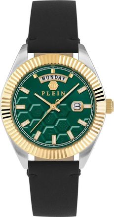 Philipp Plein Date Superlative Horloge - Heren - Horloges - Groen - ONE Size - Accessoires