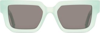 Off-white SILVERSTONE 5307 Mens Sunglasses Green Size 52
