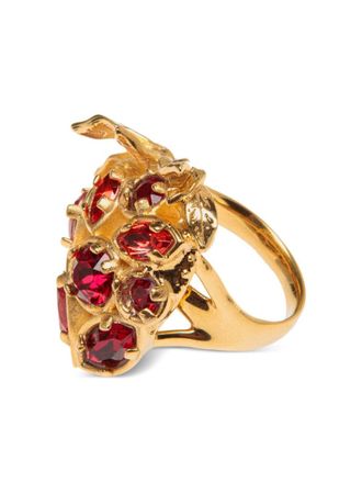Bally Ring verfraaid met kristal - Goud