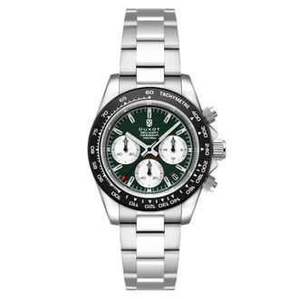 Duxot Accelero Chronograph Tachymeter Green Dial Mens Watch DX-2065-55