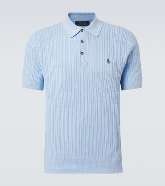 Polo Ralph Lauren Pullover polo in cotone a trecce