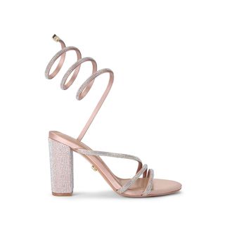 Carvela Womens Swirly Block Sandals - Blush