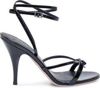 3Juin Black Open-toe Heels