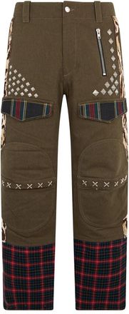 Moschino Decorated Straight Broeken - Heren - Straight fit broeken - Veelkleurig - L - Katoen - Broeken