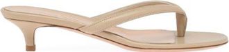 Gianvito Rossi Calypso Thong in Brown Lamb Leather at Nordstrom, Size 41.5