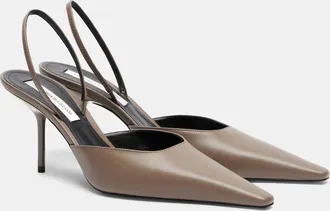 Victoria Beckham Sloan leather slingback pumps