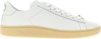 Valentino Garavani White Calfskin Low Top Mens Sneakers