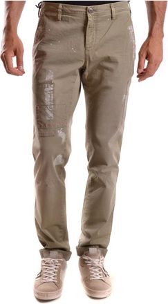 Mason's Stijlvolle Chinos - Heren - Chinos - Groen - S - Broeken