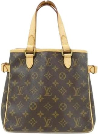 Louis Vuitton Pre-owned Handbags, female, Brown, Size: ONE SIZE Pre-owned Canvas Handbag