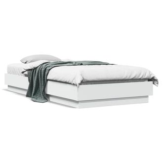 Berkfield Home Bed Frame without Mattress White 100x200 cm Engineered Wood