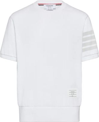 Thom Browne Cotton Jersey 4-Bar T-Shirt Clothing