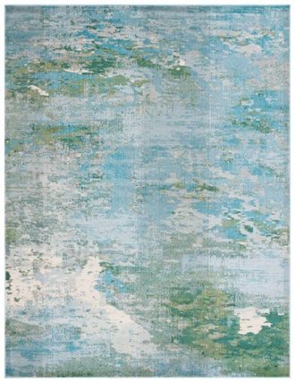 Safavieh Alfombra azul claro/verde 236 x 305 cm
