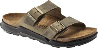 Birkenstock Arizona Crosstown Regular Fit - Heren - Sandalen - Bruin - 45 EU - Leer - Schoenen