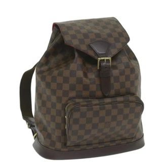Louis Vuitton Pre-owned Canvas backpacks - Dames - Pre-owned - Bruin - Maat: ONE Size Leer