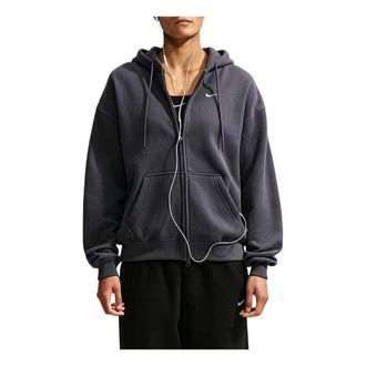 Nike (WMNS) Nike Studio Fleece Medium Weight Oversized Hoodie Gridiron Sail IM8084-013