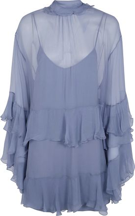 Chlo&eacute; Dress Ruffle Sandy Black