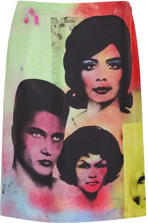 Versace Printed Silk Midi Skirt - Multicoloured - 44 (UK12 / M)