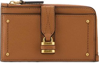 Chlo&eacute; Brown Leather Small Paddington Coin Purse