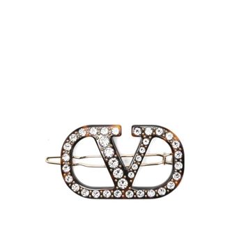Valentino Garavani Hair Accessories, female, Brown, Size: ONE SIZE Hair Accessory